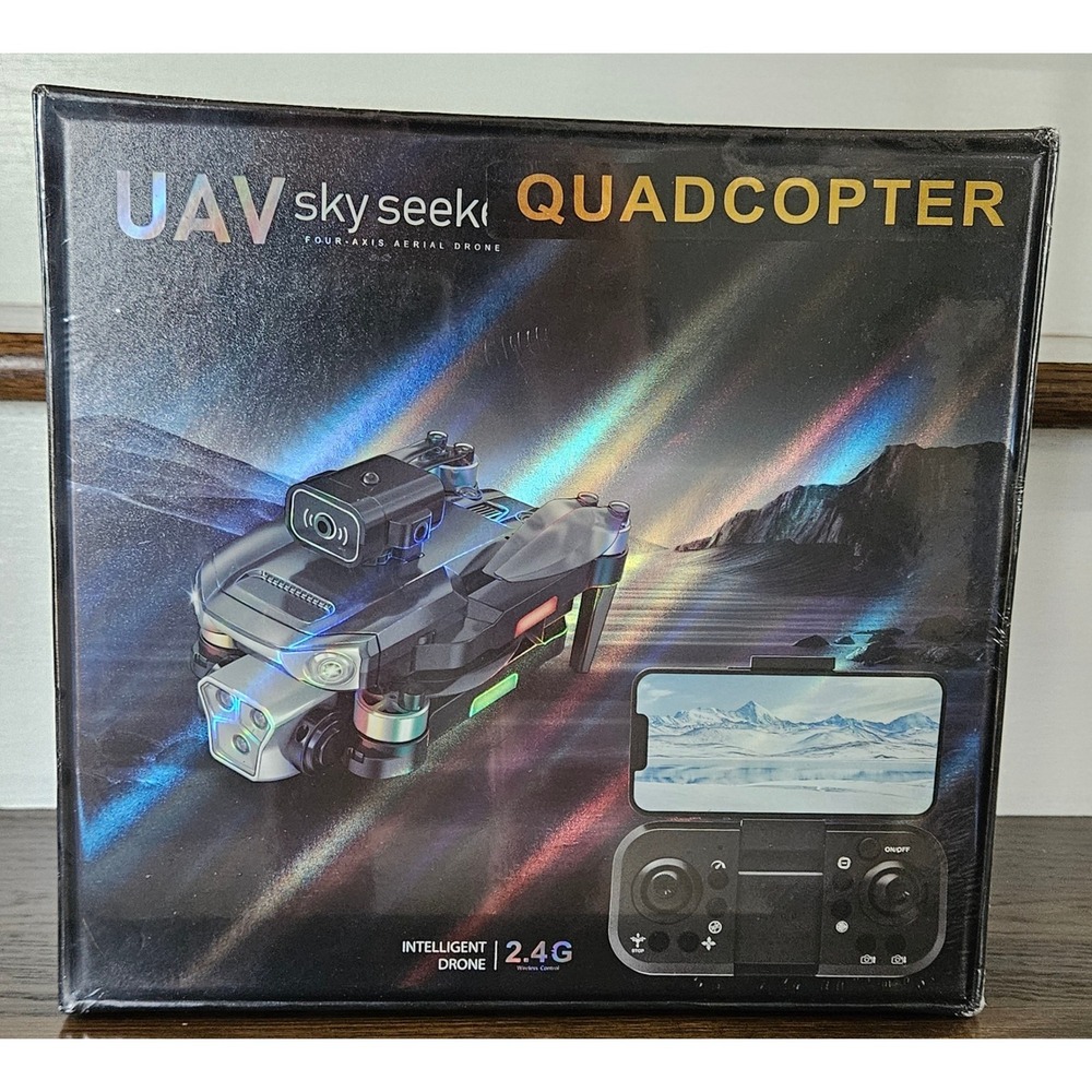 UAV Sky Seeker P19 Quadcopter Drone HD Dual Camera Obstacle Avoidance 2.4G NEW